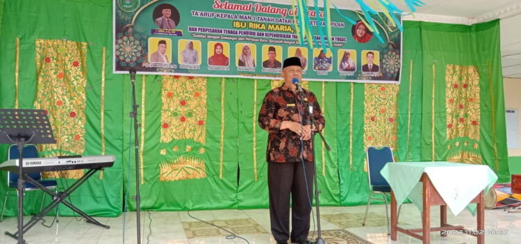 Kepala MAN 1 Tanahdatar Plus Keterampilan Siap Majukan Sekolah 1 Majukan Madrasah