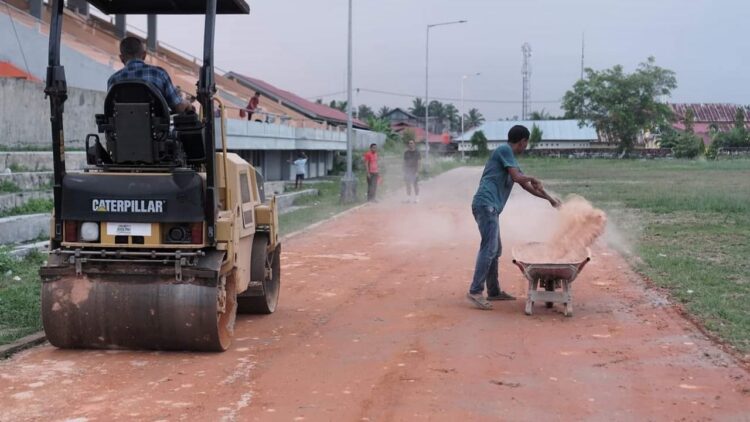 Pembangunan Jogging Track Menambah Kesan Indah GOR Rawang 1 Pembangunan Jogging Track Menambah Kesan Indah Gor Rawang
