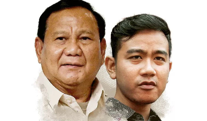 PASANGAN— Capres Prabowo Subianto dan Caeapres Gibran Rakabuming Raka nomor urut 2 di Pilpres 2024.