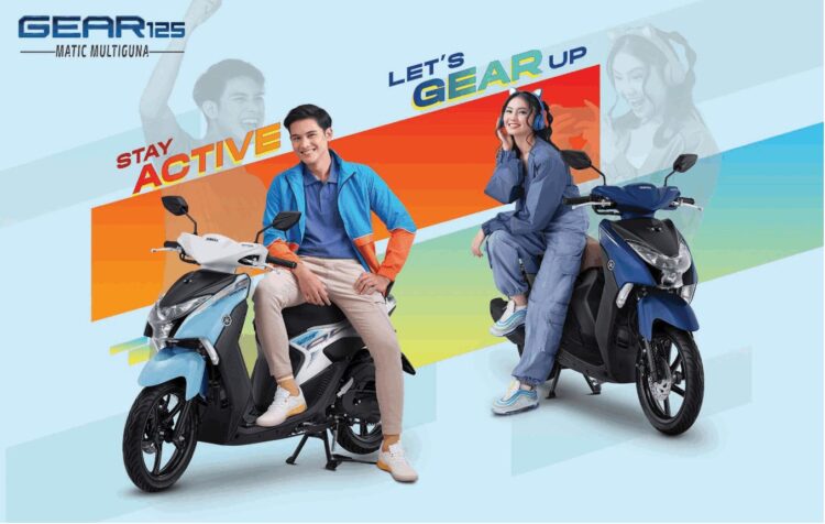 GEAR125— Yamaha Gear 125 memiliki bobot yang ringan, tapi tetap gesit dan bisa diandalkan.