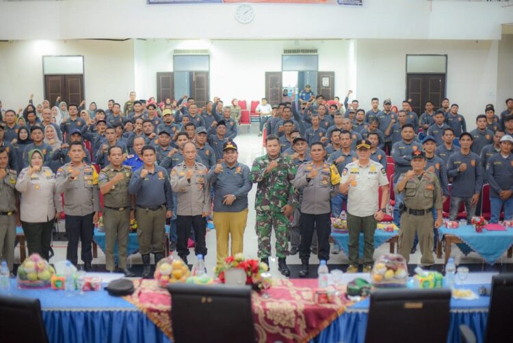 Jelang Pemilu Serentak Tahun 2024, Pol PP dan Damkar Gelar Sosialisasi Pembinaan dan Pelatihan Satlinmas 1 Jelang Pemilu Serentak Tahun 2024