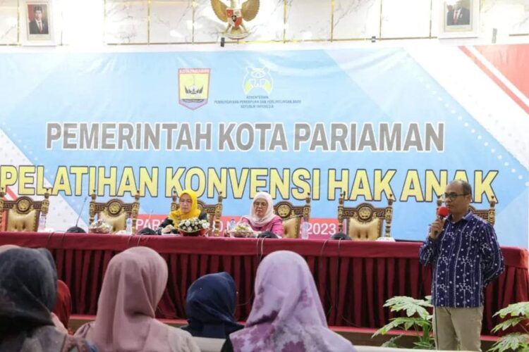 DP3AKb Sosialisasikan KHA, KHA Tolak Ukur Evaluasi KLA 1 SOSIALISASI—Dinas Pemberdayaan Perempuan, Perlindungan Anak dan Keluarga Berencana (DP3AKB) Kota Pariaman menyelenggarakan sosialisasi Konvensi Hak Anak (KHA), kemarin.