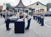 Kapolresta Pimpin Pelantikan dan Sertijab di Lingkungan Polresta Bukittinggi