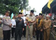 Bukti Keseriusan Pemkab Sijunjung dalam Mendorong Pekonomian Masyarakat, Bupati Benny Dwifa Resmikan Jalan Pasar Pamuatan