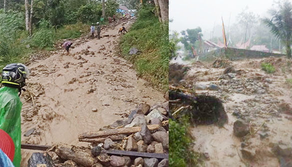 Tiga Kecamatan di Agam Dikepung Banjir dan Longsor, Satu Warga Tewas 1 TANAH LONGSOR— Curah hujan yang tinggi menyebabkan 3 Kecamatan di Kabupaten Agam terdampak tanah longsor dan banjir bandang akibat curah hujan cukup tinggi melanda daerah itu, Kamis (7/12) sore.