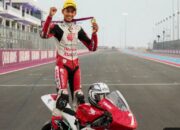Pembalap Indonesia Veda Ega Pratama Resmi Dipromosikan Dorna Sports di Red Bull MotoGP Rookies Cup 2024