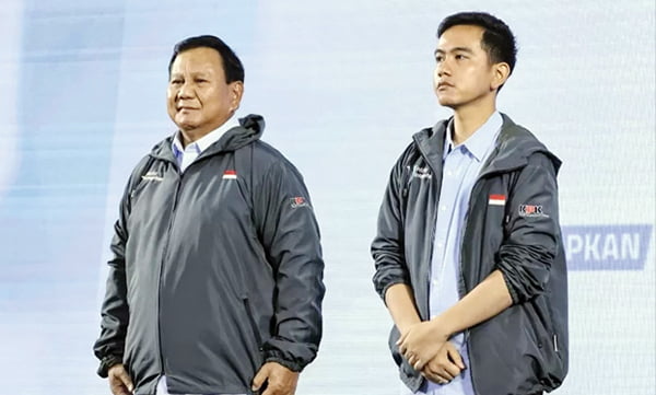 PASANGAN— Capres Prabowo Subianto 
dan Cawapres Gibran Rakabuming Raka.