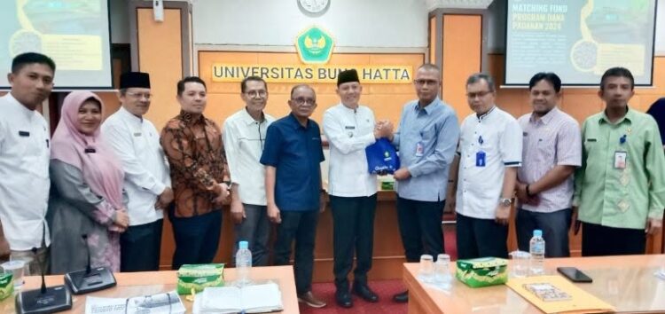 Bupati Pasaman Sabar AS menghadiri FGD Matching Fund Program Dana Padanan 2024 Universitas Bung Hatta dengan mitra