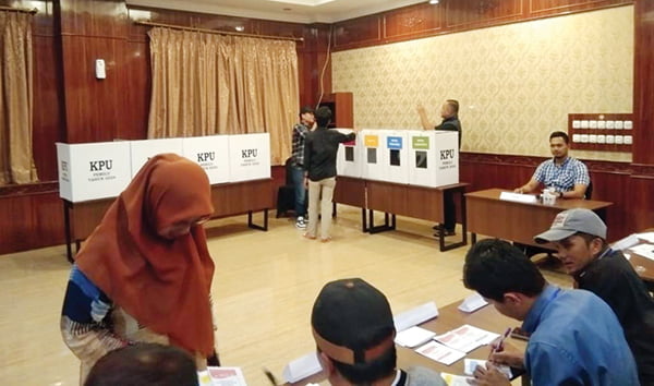 Cegah Pelanggaran di TPS Bawaslu Agam Simulasikan Pengawasan Pemungutan dan Penghitungan Suara