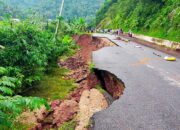 Jalan Alternatif Sawahlunto-Solok Longsor, Berbahaya, Belum Ada Upaya Pihak Terkait Mengatasi