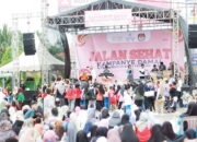 Semarakkan Pemilu 14 Februari Mendatang, KPU Sijunjung Gelar Jalan Santai dan Bagi-bagi Doorprize