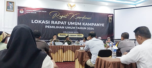 KPU Kota Solok Rekomendasi 3 Lokasi Kampanye Terbuka, Parpol Usulkan Lokasi Lain 1 KPU Kota Solok