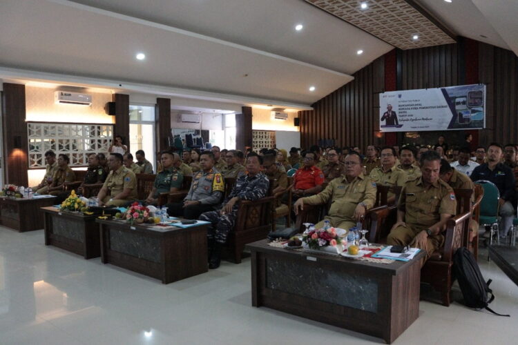 Pemerintah Kabupaten Kepulauan Mentawai gelar Rapat Konsultasi Publik RKPD tahun 2025 yang berlangsung di Aula Bappeda Km 4 Tuapeijat Mentawa