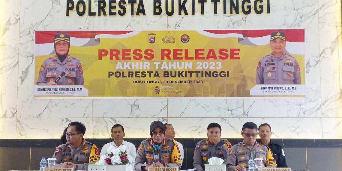 Polresta Bukittinggi ungkap 259 kasus diselesaikan di 2023