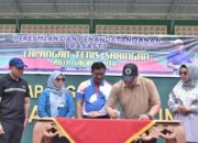 Selesai Direnovasi PT. Bukit Asam, Pj Wako Zefnihan Resmikan Lapangan Tenis