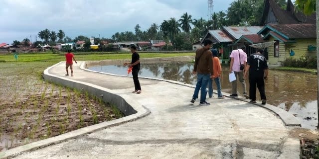 PEKERJAAN FISIK— Salah satu proyek pekerjaan fisik konstruksi yang telah diserahterimakan secara resmi hasil pekerjaannya pada tahun anggaran 2023.