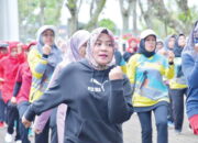 Tingkatkan Mutu Kaderisasi, PKK Agam Gelar Senam Sehat