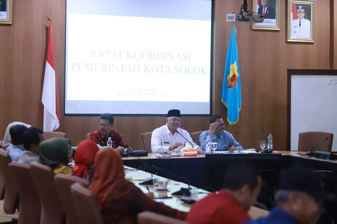 Wali Kota Solok Zul Elfian menyampaikan semua OPD mengetahui dan mengawal kebijakan