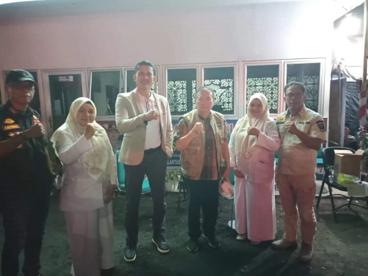 oto sekda saat berda di pos pengamanan