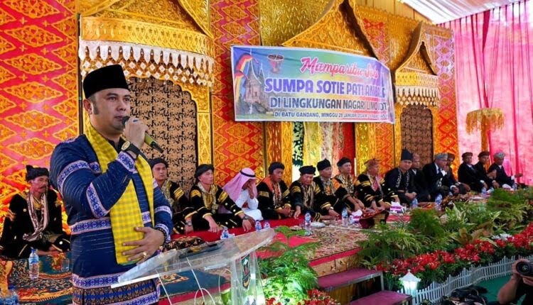 sambutanny Bupati Sijunjung Benny Dwifa Yuswir