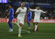 Kalahkan Getafe 2-0, Real Madrid Kembali Puncaki Klasemen