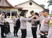 Amankan TPS di Wilayah Bukittinggi dan Agam Timur, Polresta Bukittinggi Siagakan 362 Personel