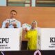 Bupati Sijunjung Benny Dwifa Yuswir bersama Ketua TP. PKK Ny. Nedia Fitri Benny Dwifa Gunakan hak pilihnya pada Pemilu 2024 di TPS 16 Jorong Pulau Barambai Nagari Muaro Rabu