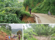 Dilanda Hujan, Empat Titik Ruas Jalan di Simarasok Rusak