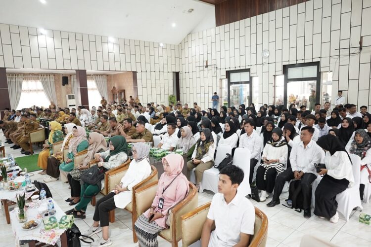 SUASANA—Terlihat suasana pelatihan  sebanyak 96 orang tenaga kerja melalui Pelatihan Berbasis Kompetensi (PBK) Tahun 2024.