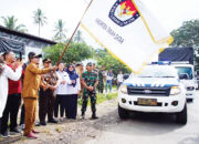 Dilepas Bupati Eka Putra, Logistik Pemilu Meluncur Kepelosok Negeri