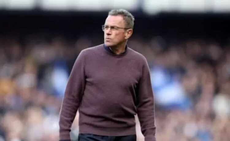 RALF RANGNICK saat melatih Manchester United.