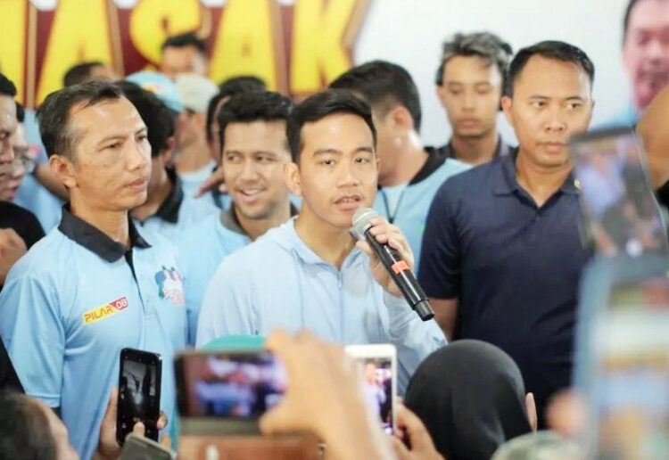 CAWAPRES— Wali Kota Solo yang juga Calon wakil presiden (cawapres) nomor urut 02 Gibran Rakabuming Raka.