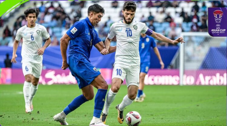 Tak Ada Wakil Asean Ke Perempat Final, Thailand Ikut Tersingkir di 16 Besar Piala Asia 2023 1 PIALA ASIA— Potret Thailand vs Uzbeskistan di babak 16 besar Piala Asia 2023.