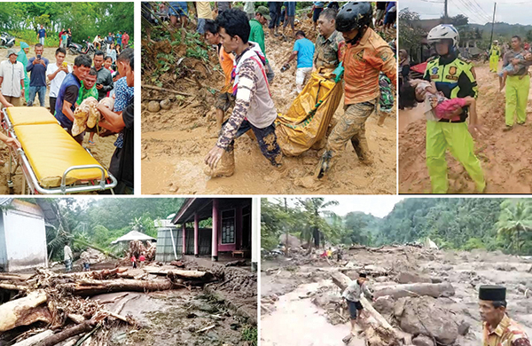 10 Warga Langgai Pessel Tertimbun Longsor dan Hanyut, Dua Ditemukan Meninggal, Delapan lagi Hilang, Akses Jalan Putus, Rumah dan Fasilitas Umum Rusak 1 BENCANA—Banjir dan tanah longsor di Kampung Langgai, Nagari Gantiang Mudiak Utara Surantih, Kecamatan Sutera, yang mengakibatkan 10 warga tertimbun.