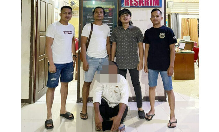 PELAKU CABUL— Pelaku RW (47) yang melakukan pencabulan terhadap anak di bawah umur ditangkap jajaran Satreskrim Polres Agam.