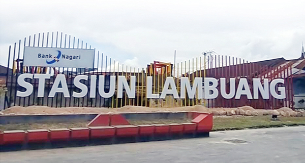 PUSAT KULINER— Pusat kuliner terbaru dan digadang sebagai yang terbesar di Sumatera Barat, “Stasiun Lambuang Kota Bukittinggi” segera diresmikan 
oleh Menteri BUMN, Erick Thohir, Rabu (6/3).