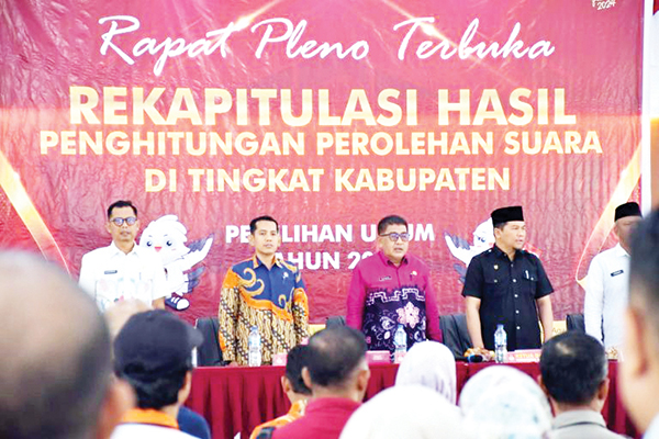 KPU Agam Gelar Rapat Pleno Penghitungan Suara Pemilu 2024