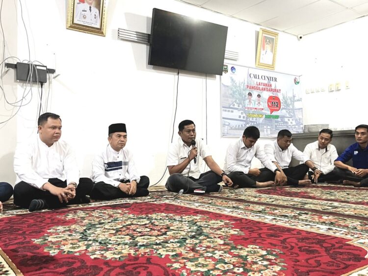 Jelang Ramadhan 1445 H, Diskominfo Sijunjung Gelar Silaturahmi 1 SAMBUTAN—Kadis Kominfo Sijunjung, David Rinaldo saat silaturahmi jelanmg Ramadhan 1445 H.