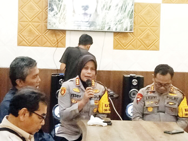 JAGA KETERTIBAN— Kapolresta Bukittinggi Kombes Pol Yessi Kurniati, meminta warga di wilayah hukum kepolisian yang berada di Kota Bukittinggi dan Kabupaten Agam untuk menjaga ketertiban jelang dan selama Ramadhan 1445 Hijriah.