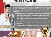 Kembali Wako Erman Safar Jadi Pembina BUMD Terbaik, BPRS Jam Gadang Raih Golden Trophy Top BUMD Award