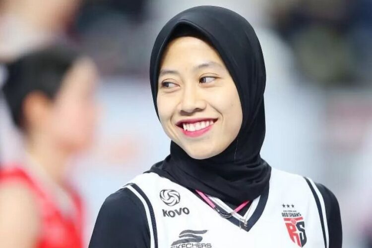 ATLET VOLI— Atlet voli Indonesia yang membela klub Korea Selatan Daejon Jung Kwan Jang Red Sparks, Megawati Hangestri Pertiwi.