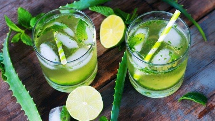 ilustrasi minuman menyegarkan.