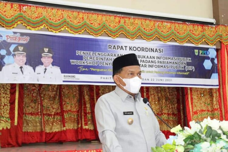 Rahmang Wabup Padangpariaman, ”Hargai Waktu, Setiap Detik Itu Berharga” 1 Wakil Bupati Rahmang