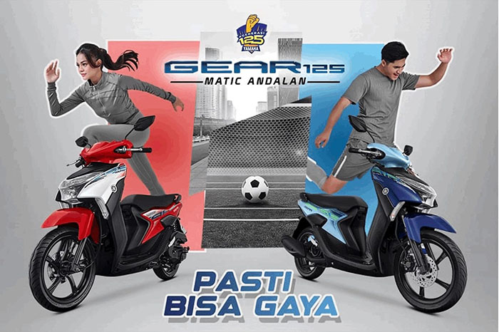 Yamaha GEAR125 Hadir Dengan Warna Baru 1 WARNA BARU—Yamaha menghadirkan motor matic andalannya Gear 125 dengan warna baru.