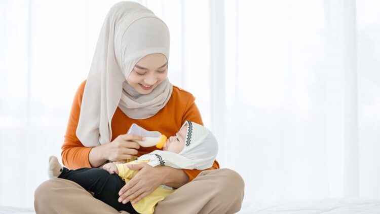 Ilustrasi Ibu menyusui.