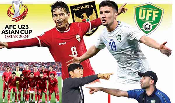 Indonesia U23 VS Uzbekistan U23, Berebut Tiket Otomatis ke Olimpiade 1 02 BOLA INA vs UZB