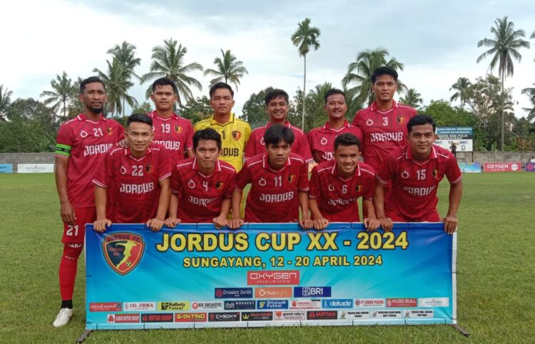 Jordus FC akan berhadapan dengan Sago Tim 50 Kota di partai final. (chandra antoni)