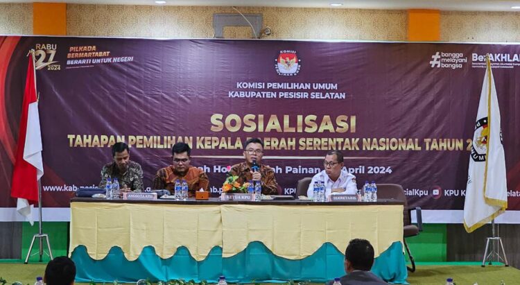 Sukseskan Pilkada, KPU Pessel Sosialisasi Tahapan Pemilihan Kepala Daerah 2024 1 70a065a3 3802 492a 95de 04c9de76ab68