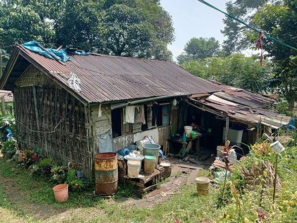 BAKAL DIBEDAH—Satu rumah tidak layak huni yang akan dibedah Baznas bekerjasama dengan Perkim Payakumbuh usai Idul Fitri 1445 H-2024 M.