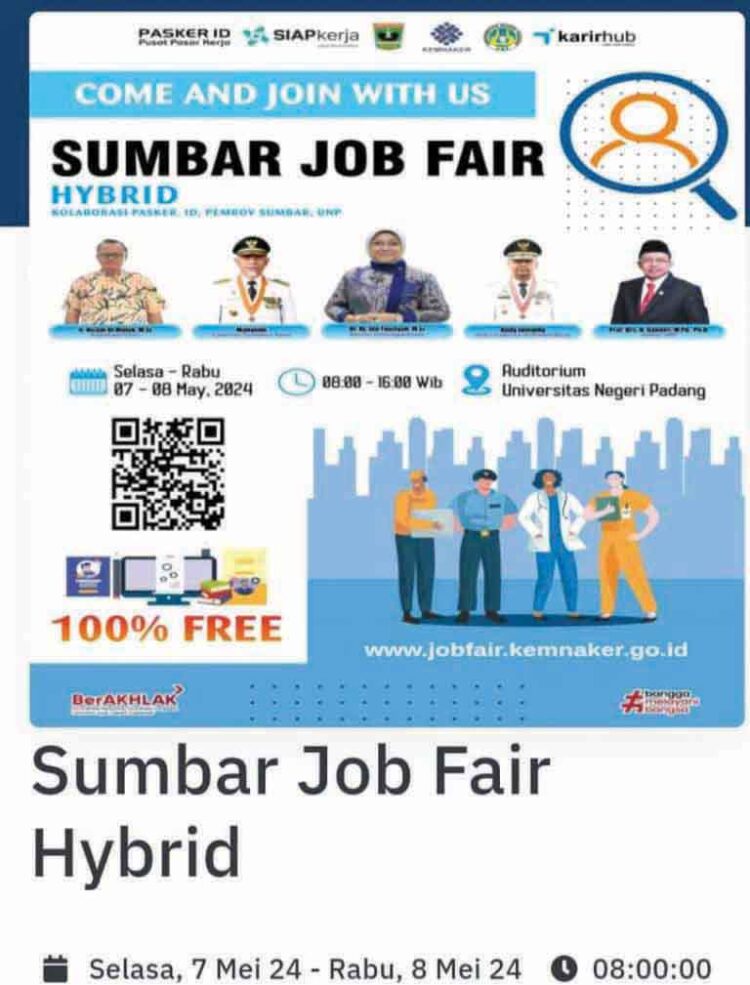 Pemprov Sumbar Bakal Gelar Job Fair